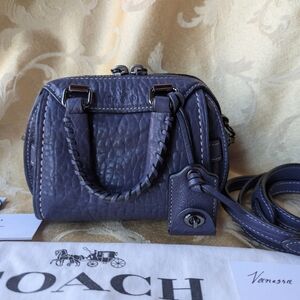 Coach Purple Leather Women's Bag